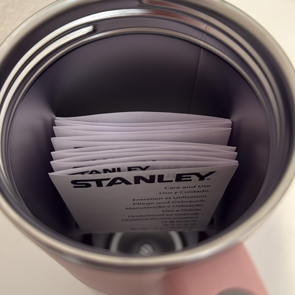 Stanley Pink Dusk 40 oz Tumbler Large Water Cup Quencher H2.0 FlowState - Picture 11 of 11